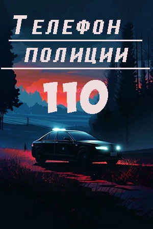 Телефон полиции – 110